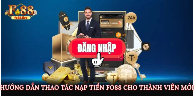 Hướng dẫn thao tác nạp tiền FO88 cho thành viên mới 